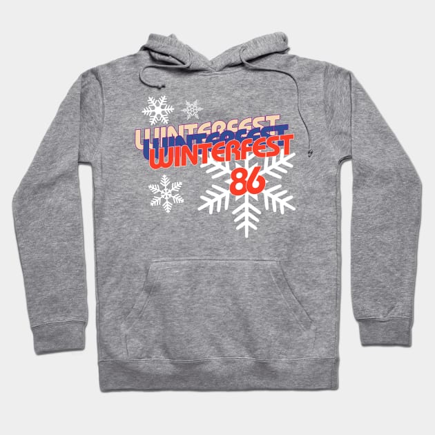 Winterfest 86 Hoodie by Meta Cortex